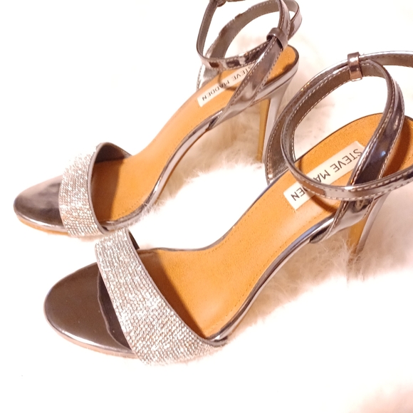 Steve Madden Silver Bling 🔥 w/ box - Picture 3 of 10